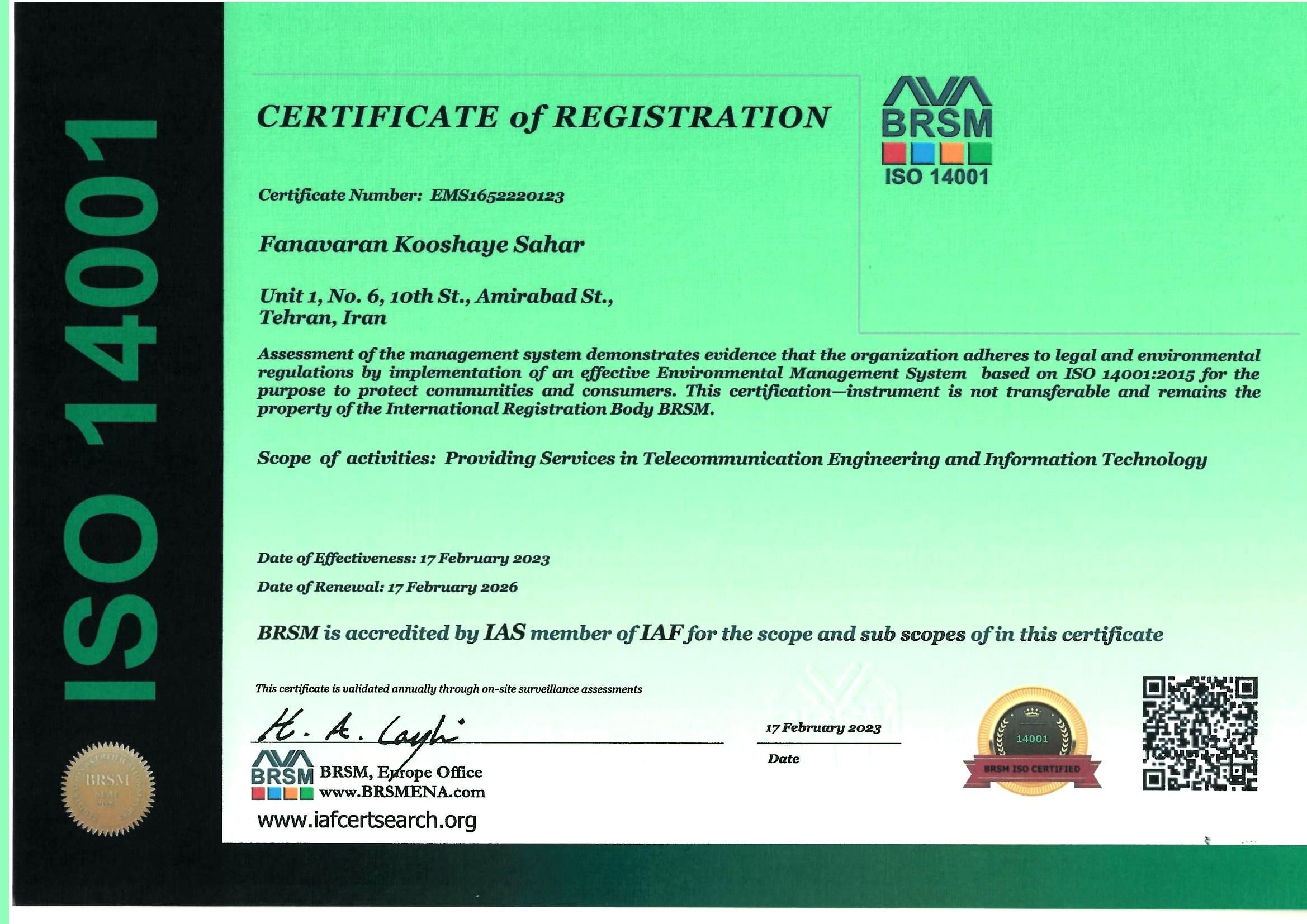 ISO 14001